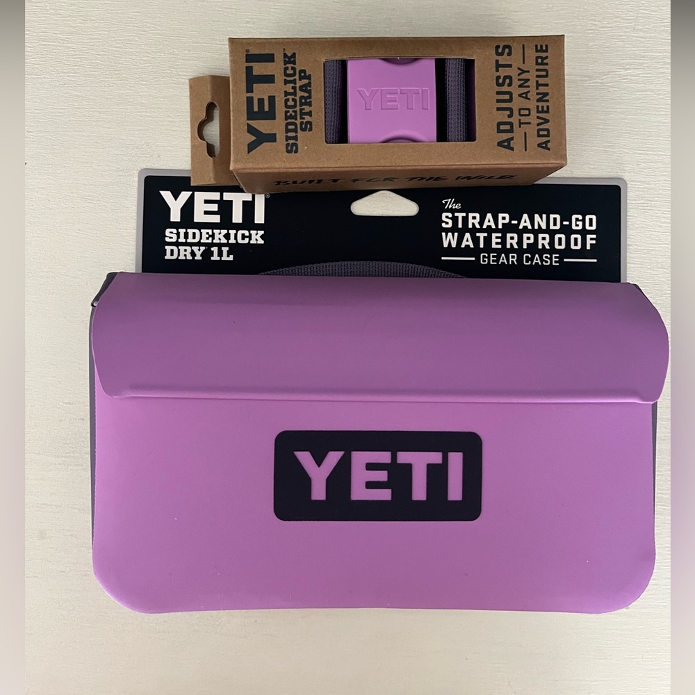 Yeti sidekick dry 1L desert bloom with separate strap